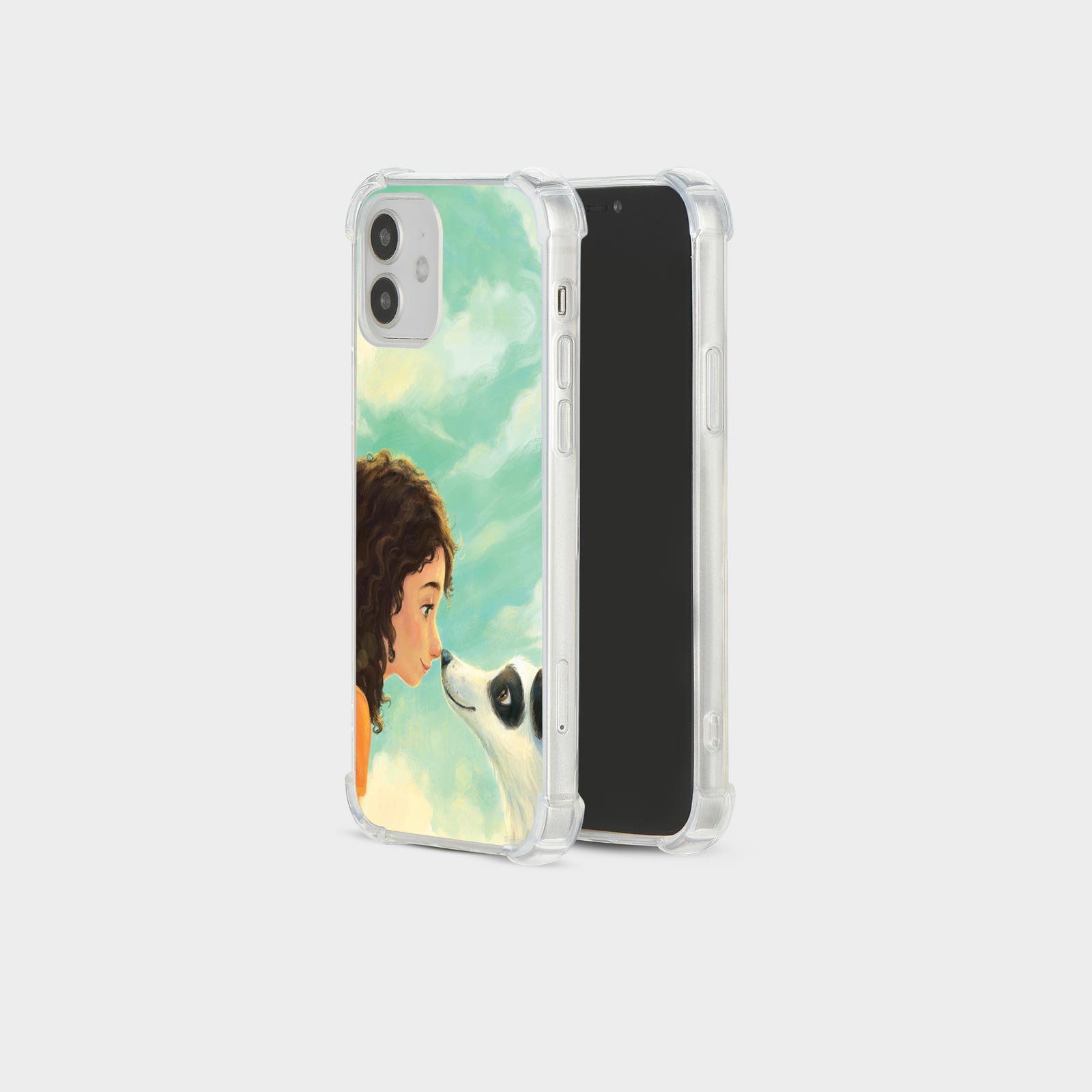 CASE FOR IPHONE 15 14 13 12 SHOCKPROOF PHONE COVER PET LOVER GIRL CUTE CARTOON - Picture 31 of 34