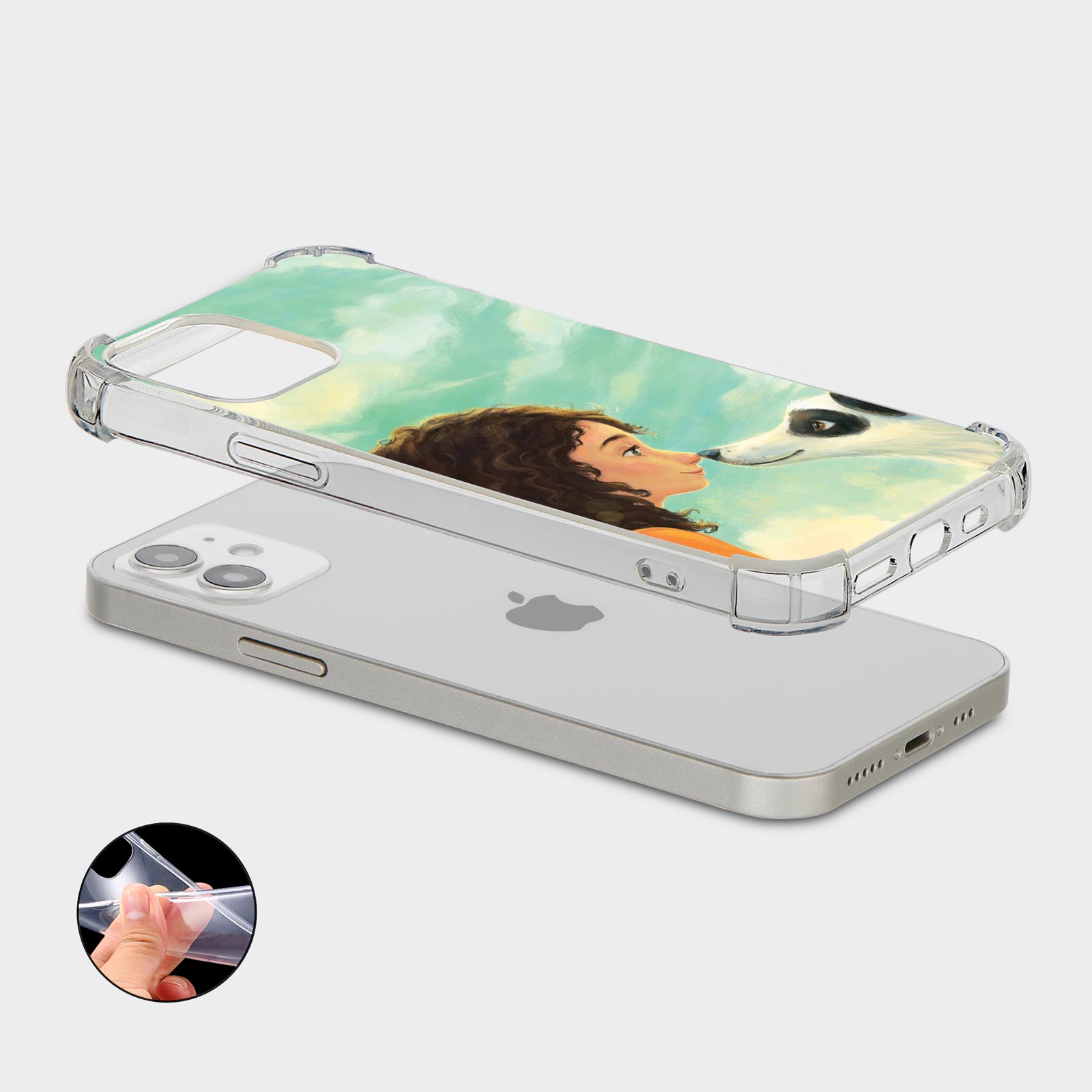 CASE FOR IPHONE 15 14 13 12 SHOCKPROOF PHONE COVER PET LOVER GIRL CUTE CARTOON - Picture 32 of 34
