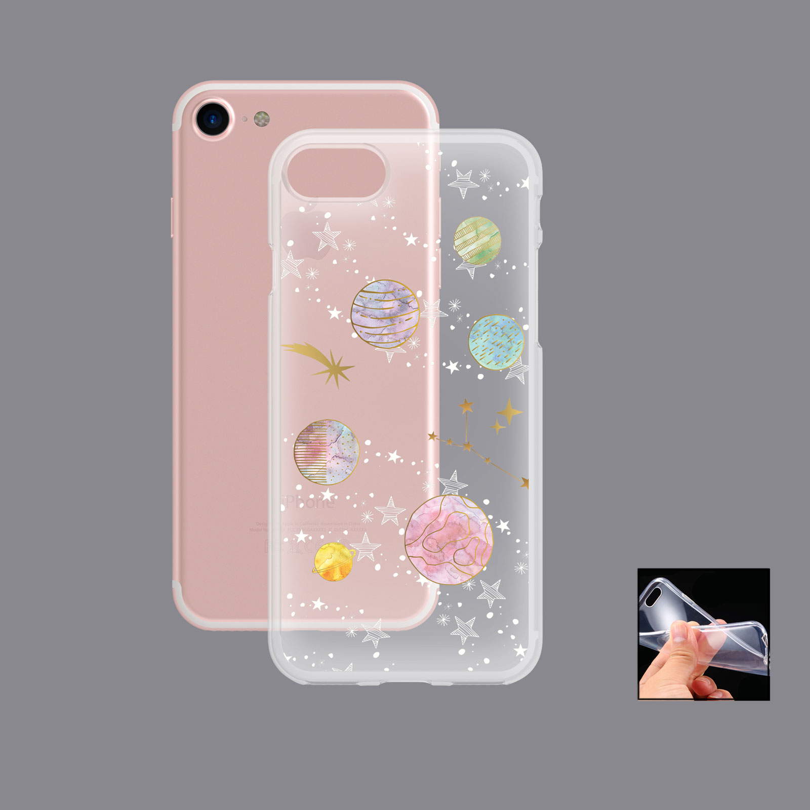 Aesthetic Planets Space Stars Galaxy Soft Clear Phone Case For Iphone Samsung Ebay