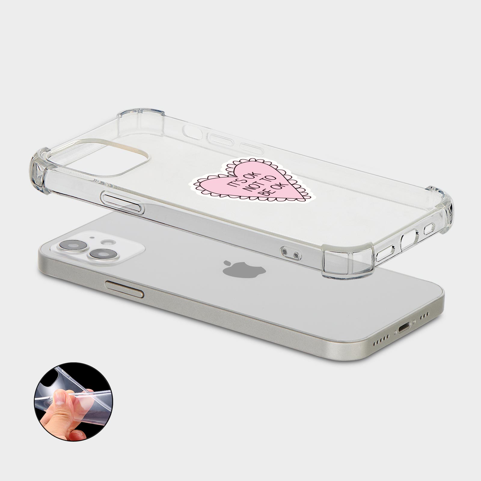 CASE FOR IPHONE 15 14 13 12 11 SE SHOCKPROOF PHONE COVER CUTE GIRLY PINK QUOTES - Picture 8 of 34