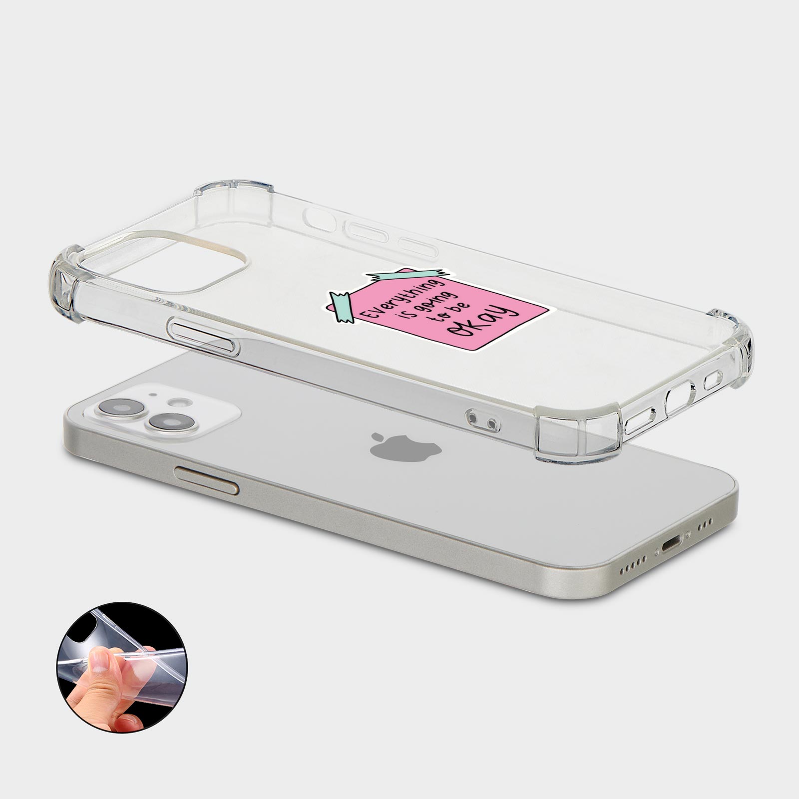 CASE FOR IPHONE 15 14 13 12 11 SE SHOCKPROOF PHONE COVER CUTE GIRLY PINK QUOTES - Picture 16 of 34