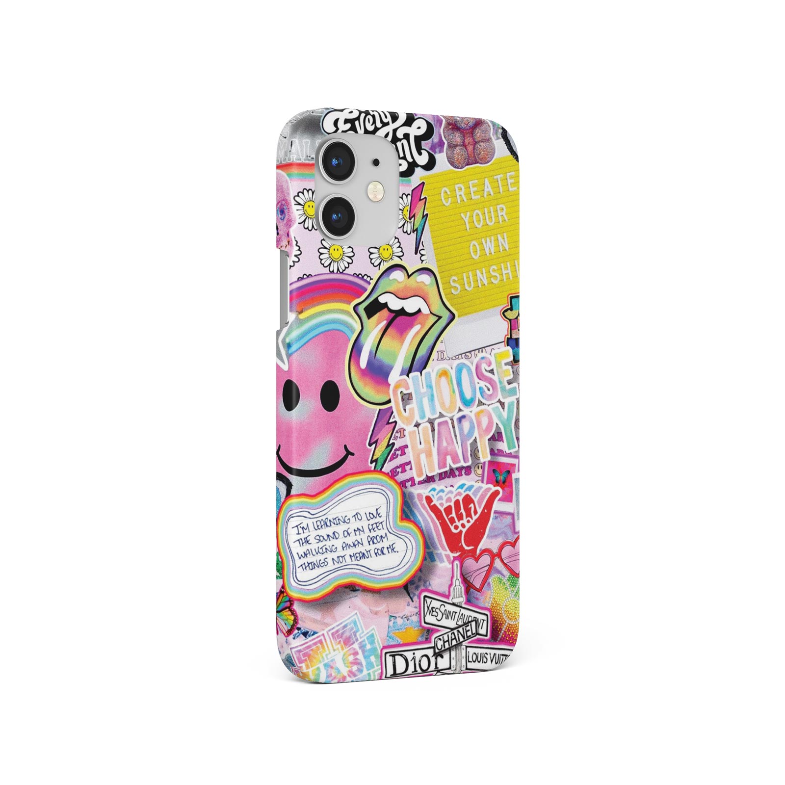 CASE FOR IPHONE 16 15 14 13 12 SE PRO MAX HARD PHONE COVER RETRO KAWAII STICKERS - Picture 4 of 10
