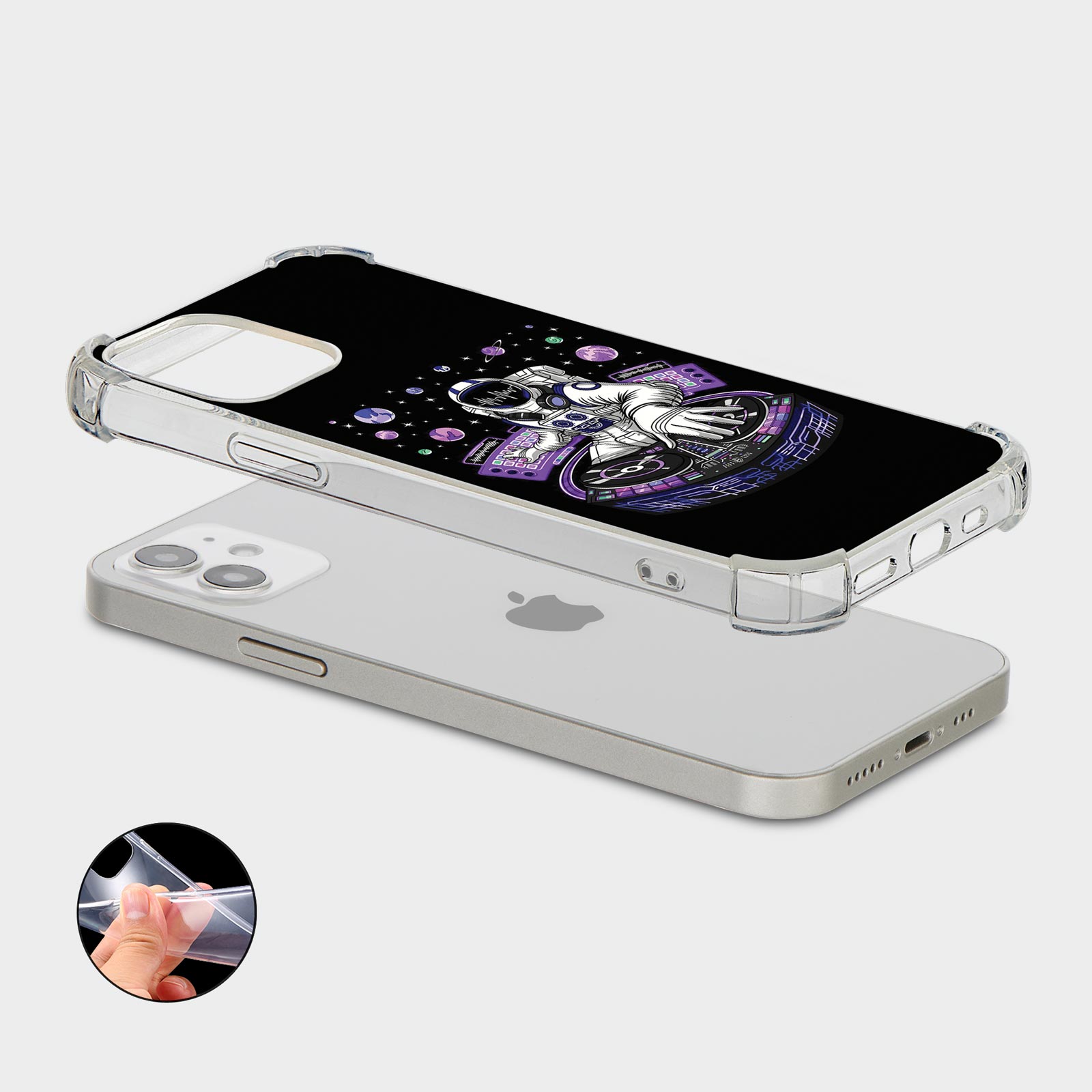 CASE FOR IPHONE 15 14 13 12 SE SHOCKPROOF PHONE COVER TECHNO CYBER BEAT DARK - 第 4/34 張圖片