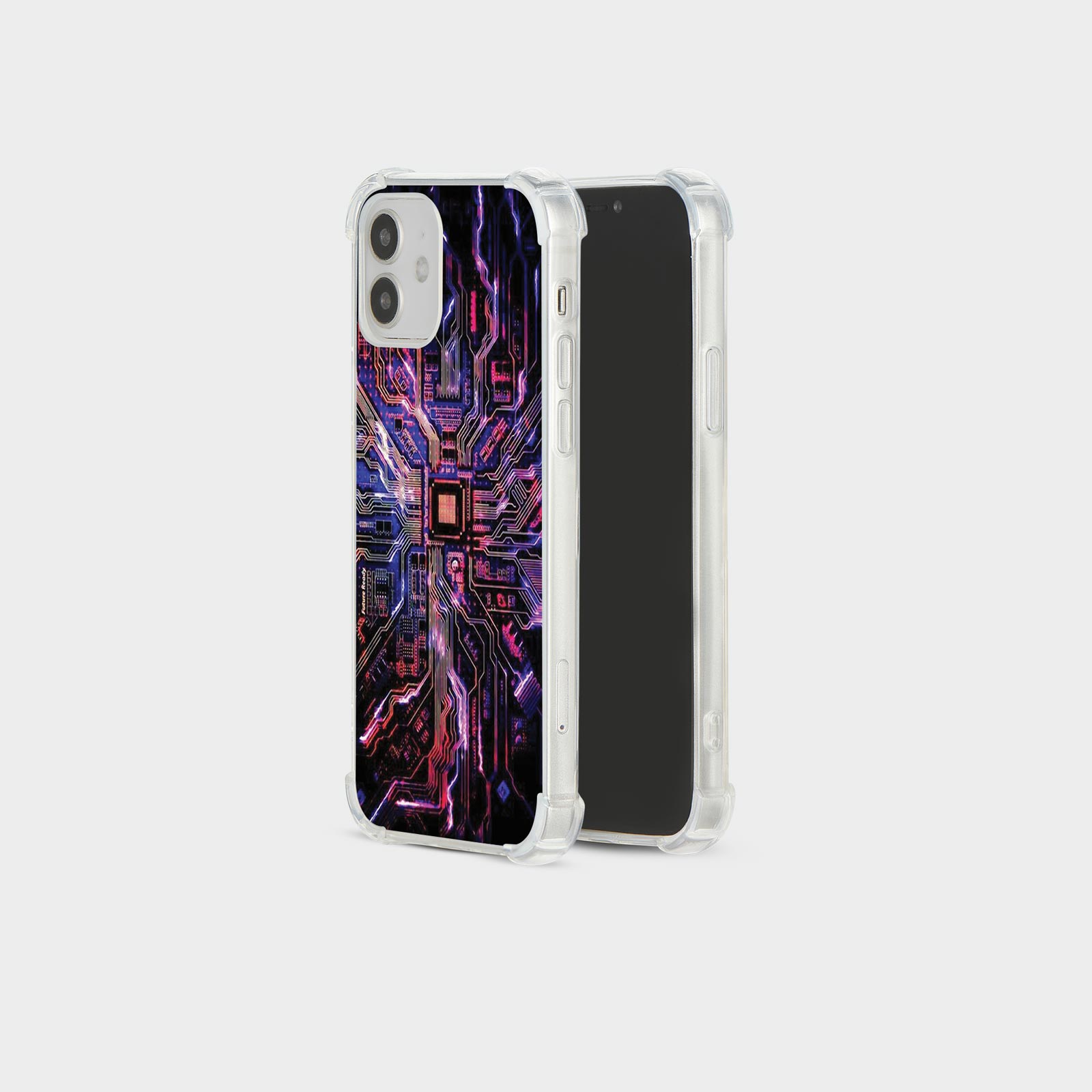CASE FOR IPHONE 15 14 13 12 SE SHOCKPROOF PHONE COVER TECHNO CYBER BEAT DARK - 第 7/34 張圖片