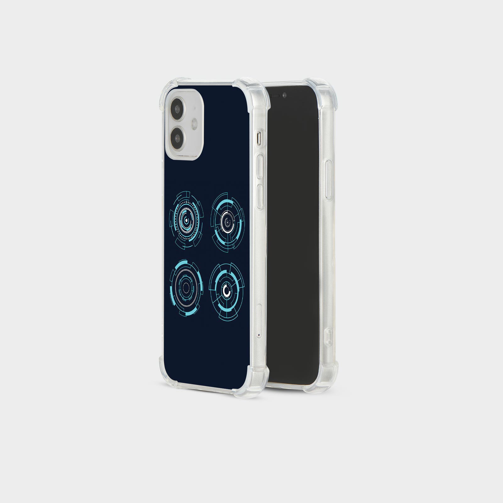 CASE FOR IPHONE 15 14 13 12 SE SHOCKPROOF PHONE COVER TECHNO CYBER BEAT DARK - 第 15/34 張圖片