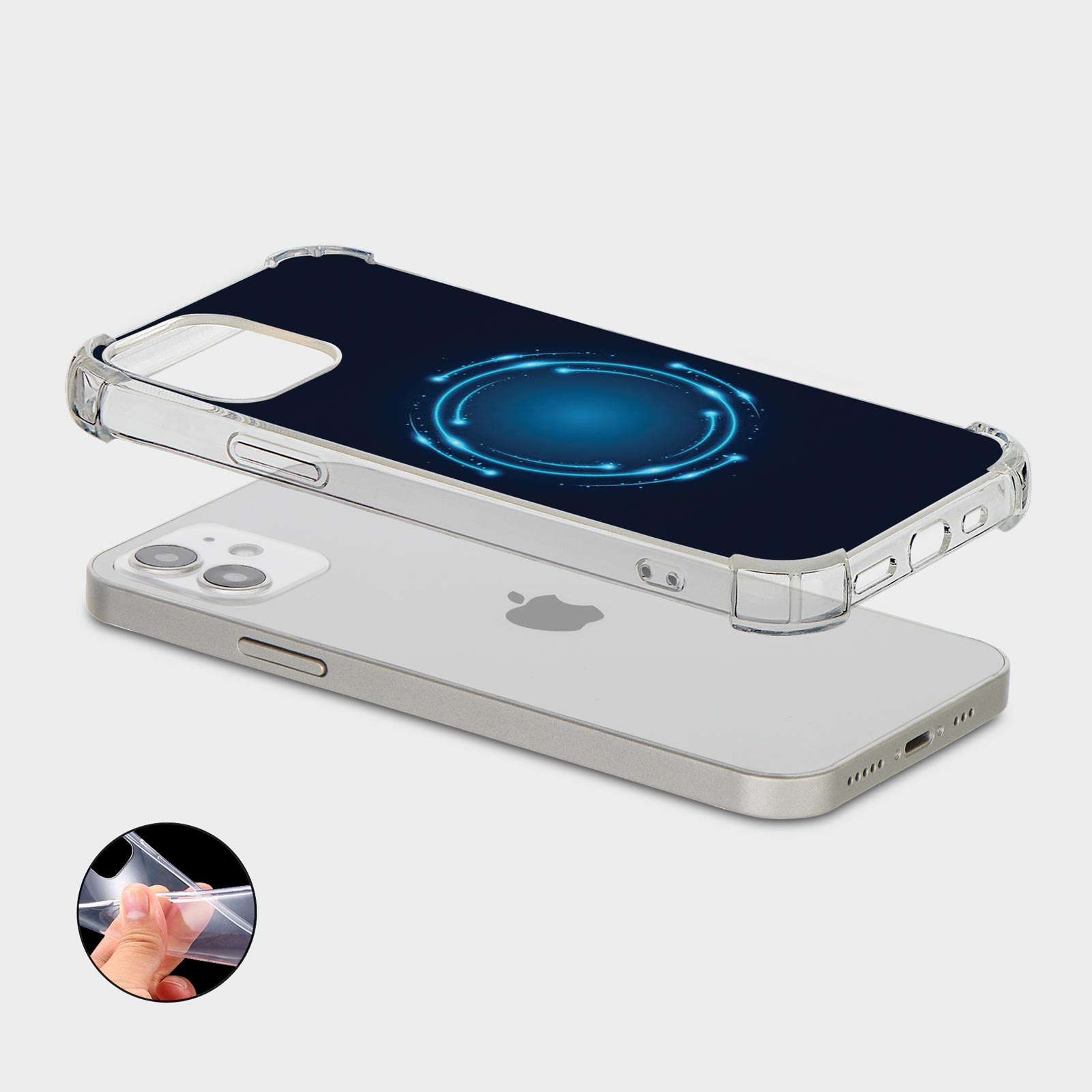 CASE FOR IPHONE 15 14 13 12 SE SHOCKPROOF PHONE COVER TECHNO CYBER BEAT DARK - 第 20/34 張圖片