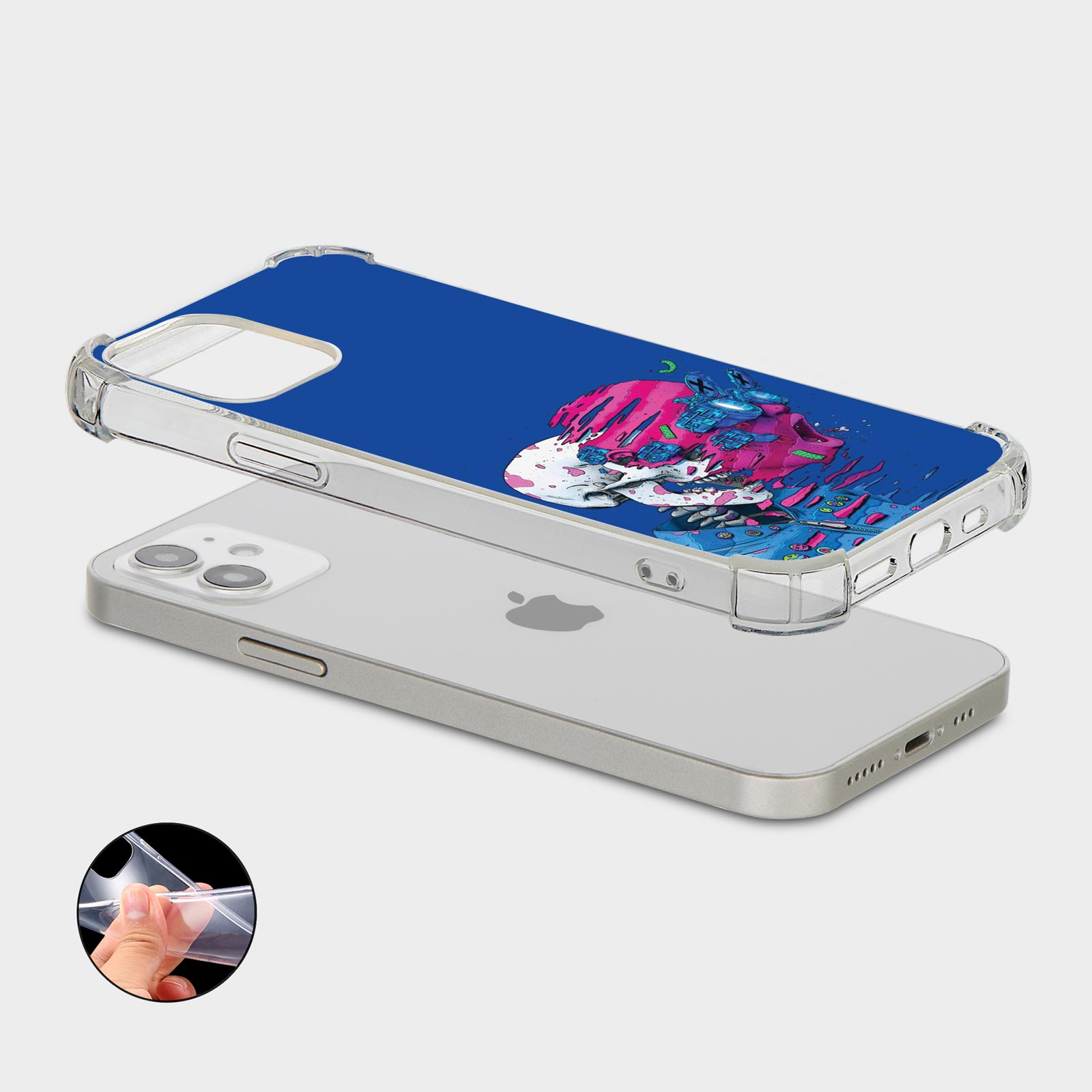 CASE FOR IPHONE 15 14 13 12 SE SHOCKPROOF PHONE COVER TECHNO CYBER BEAT DARK - 第 28/34 張圖片
