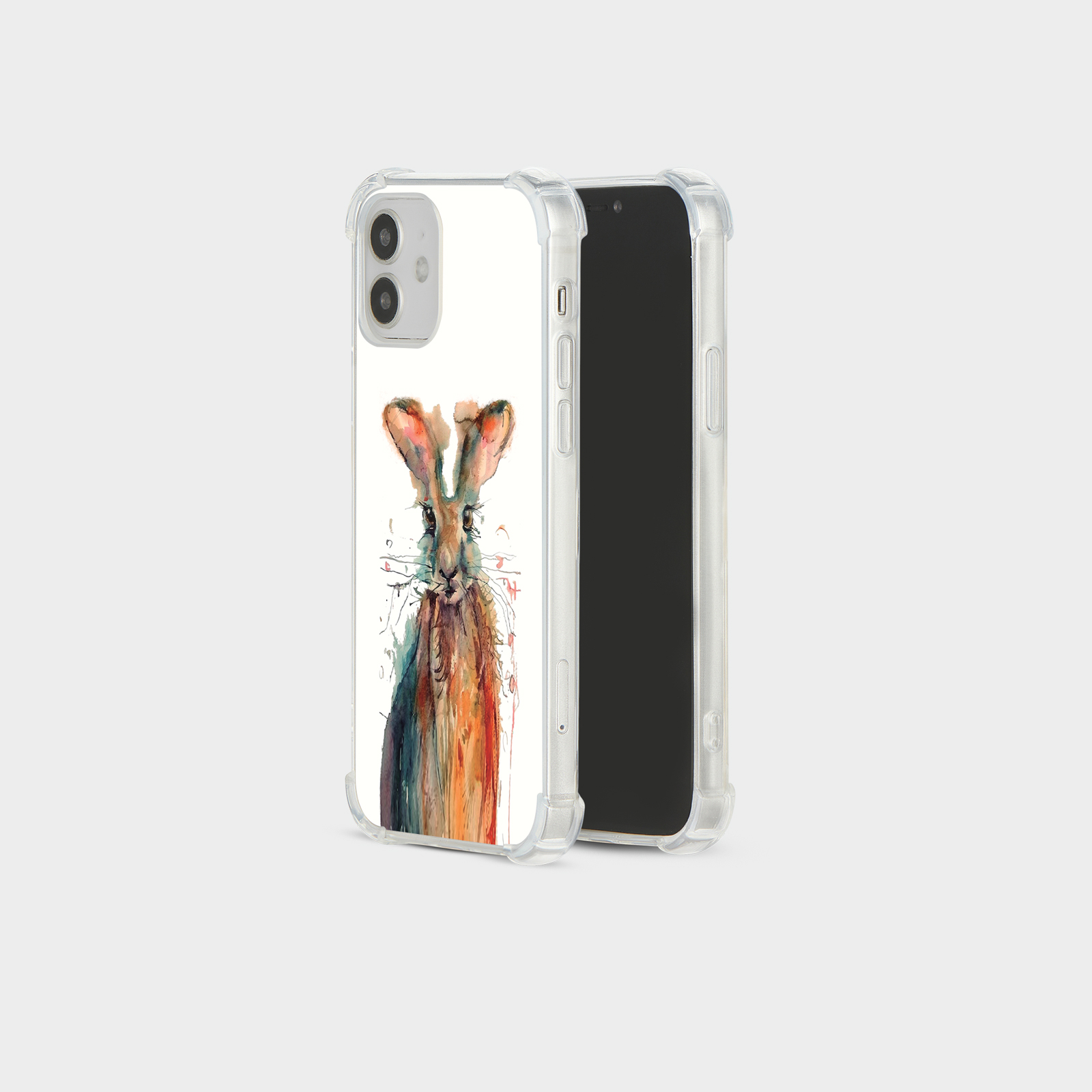 CASE FOR IPHONE 15 14 13 12 11 SE 8 PRO SHOCKPROOF PHONE COVER WHALE BIRD RABBIT - Picture 3 of 22
