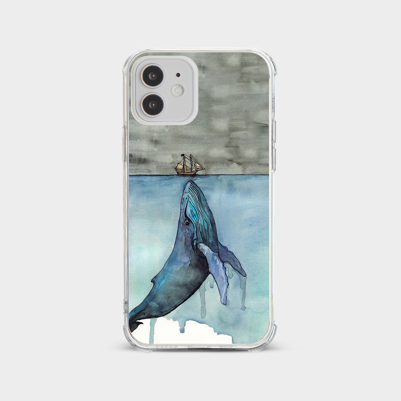 CASE FOR IPHONE 15 14 13 12 11 SE 8 PRO SHOCKPROOF PHONE COVER WHALE BIRD RABBIT - Picture 10 of 22