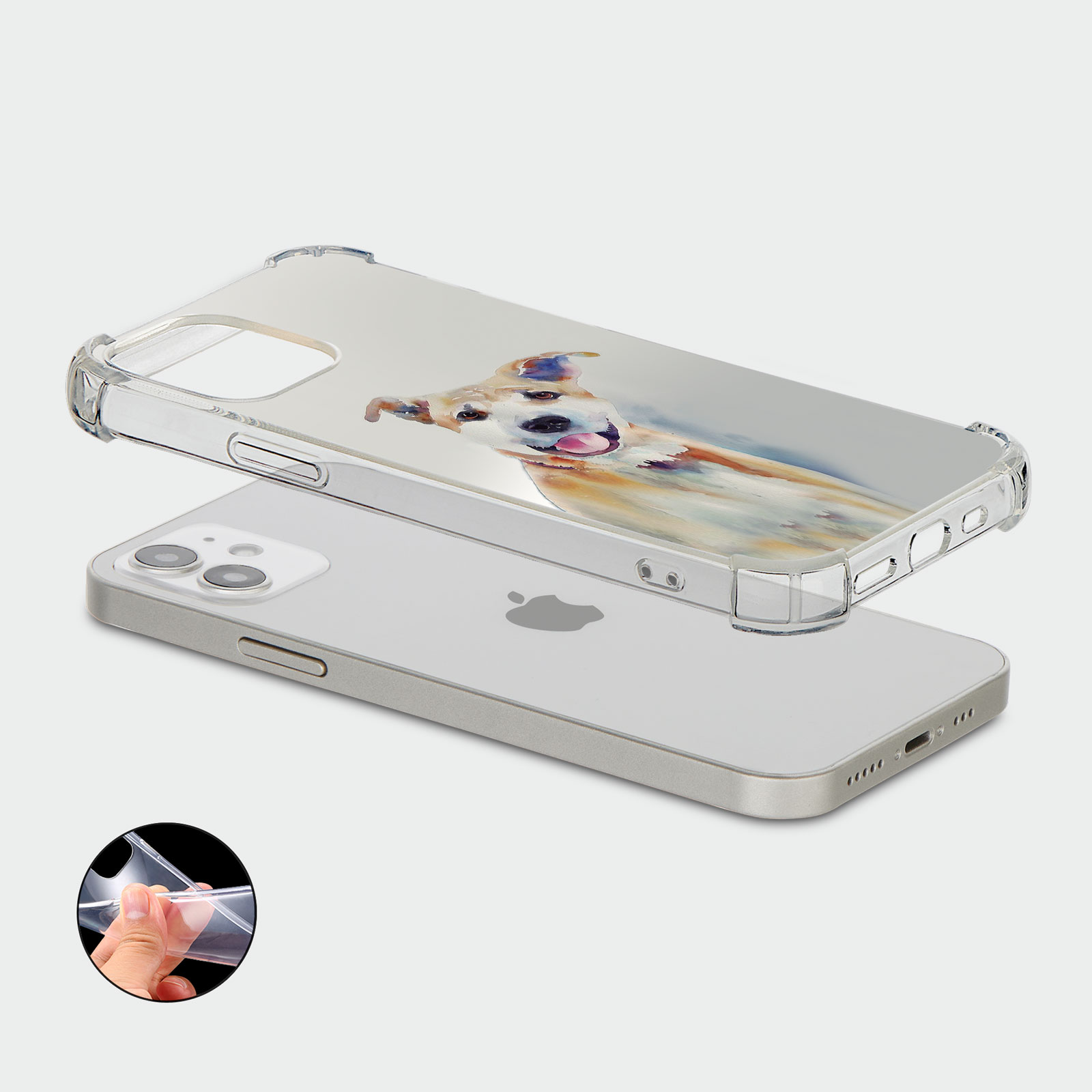 CASE FOR IPHONE 15 14 13 12 11 SE 8 PRO SHOCKPROOF PHONE COVER BEAR DOG KOI FISH - Picture 8 of 22