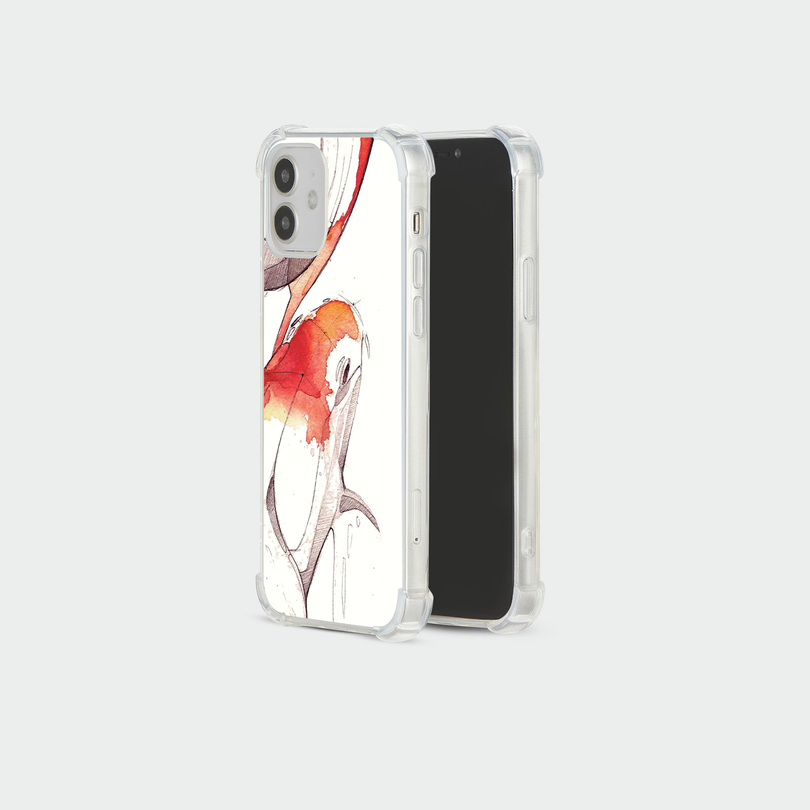 CASE FOR IPHONE 15 14 13 12 11 SE 8 PRO SHOCKPROOF PHONE COVER BEAR DOG KOI FISH - Picture 19 of 22