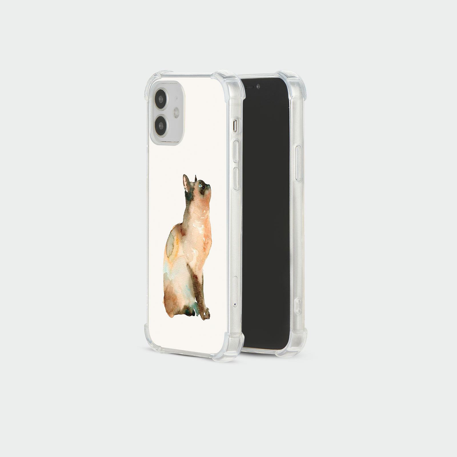 CASE FOR IPHONE 15 14 13 12 11 SE 8 PRO SHOCKPROOF PHONE COVER CAT BIRD HEDGEHOG - Picture 3 of 26
