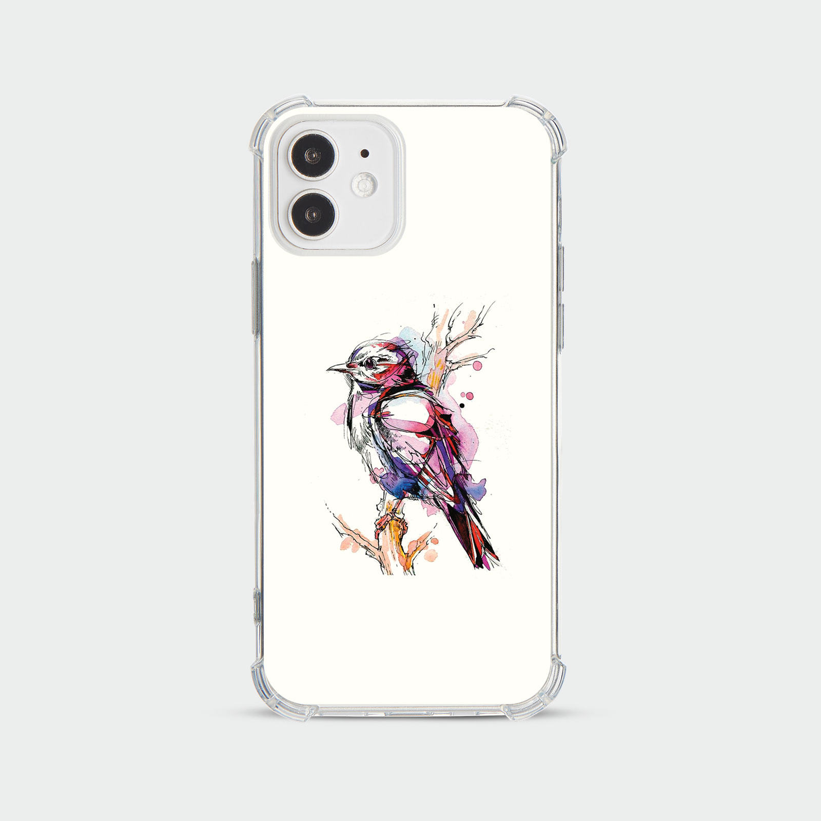 CASE FOR IPHONE 15 14 13 12 11 SE 8 PRO SHOCKPROOF PHONE COVER CAT BIRD HEDGEHOG - Picture 6 of 26