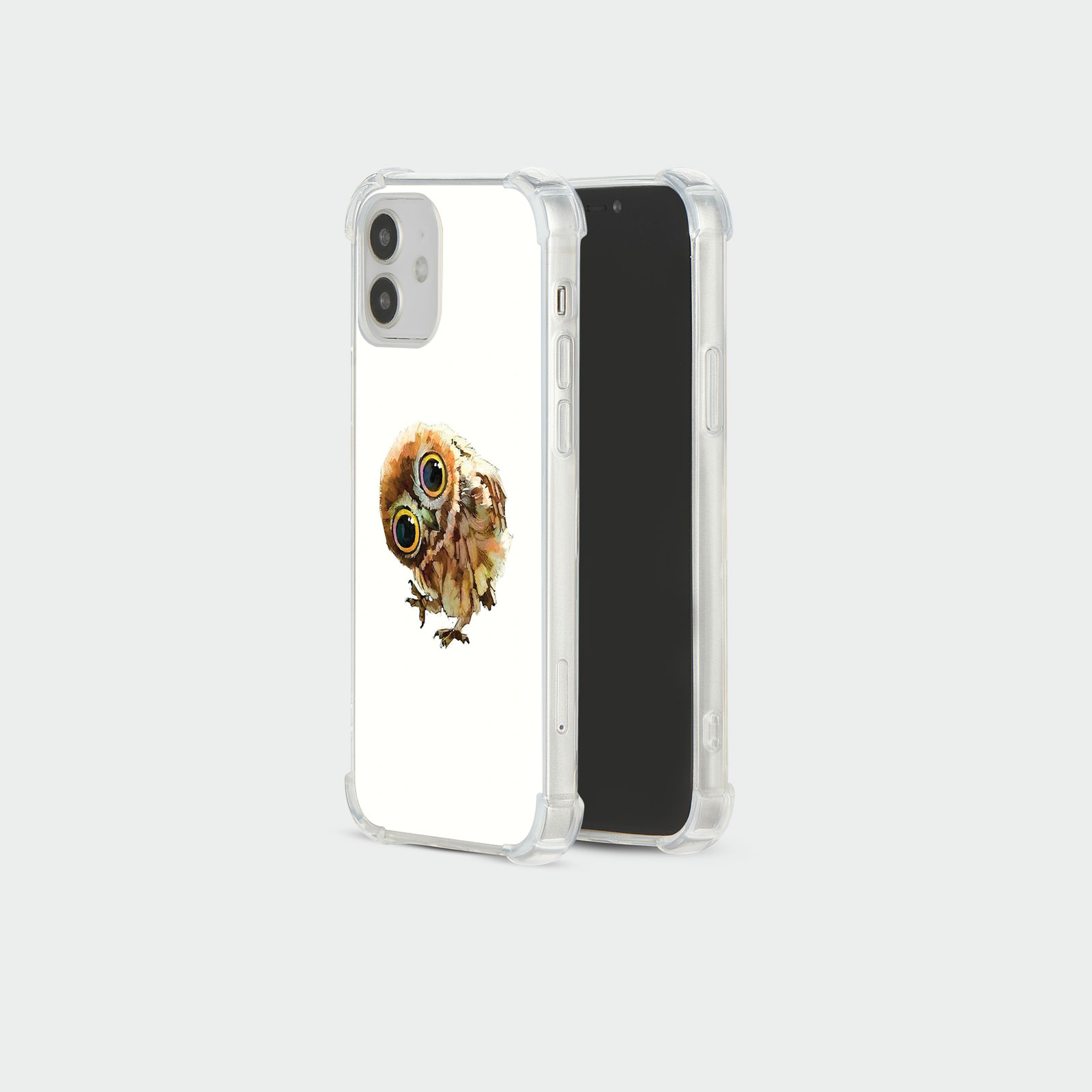 CASE FOR IPHONE 15 14 13 12 11 SE 8 PRO SHOCKPROOF PHONE COVER CAT BIRD HEDGEHOG - Picture 15 of 26