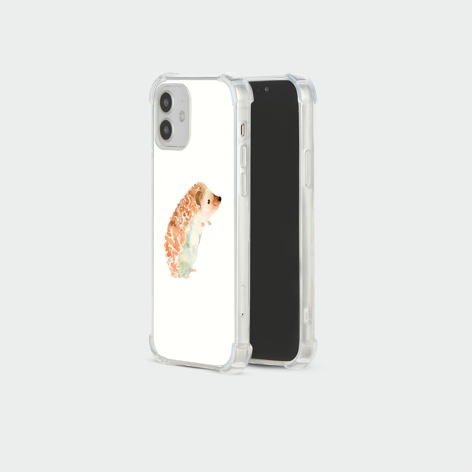 CASE FOR IPHONE 15 14 13 12 11 SE 8 PRO SHOCKPROOF PHONE COVER CAT BIRD HEDGEHOG - Picture 23 of 26