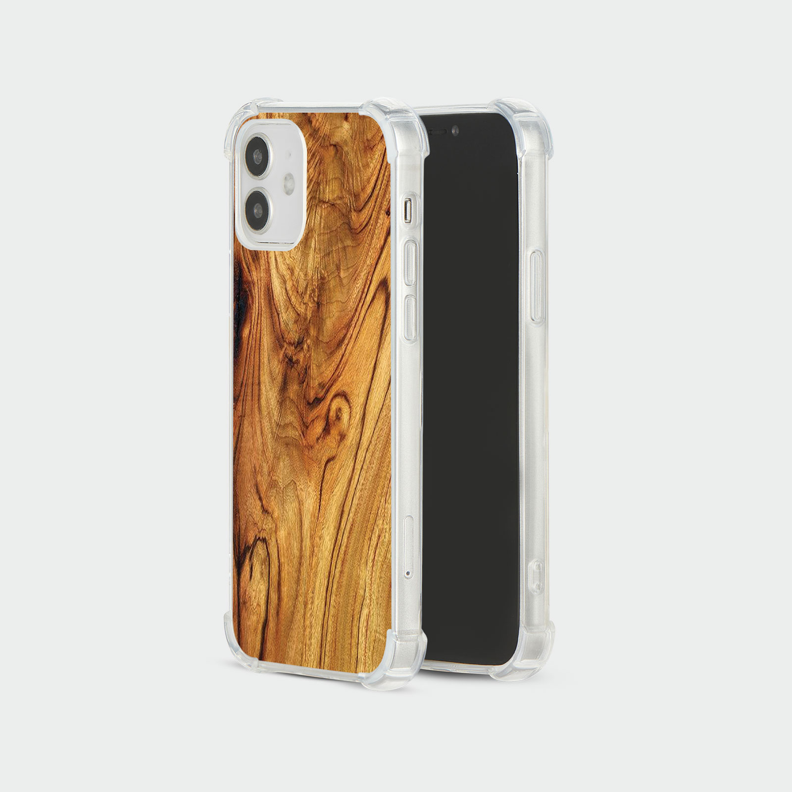 CASE FOR IPHONE 15 14 13 12 SE SHOCKPROOF PHONE COVER WOOD GRAIN NATURAL LOOK - Picture 15 of 34